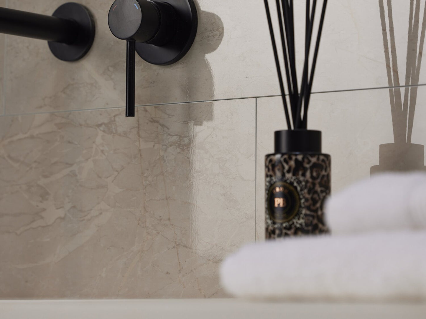 PVC Wandtegel (65 cm x 37,5 cm), Boulia gloss tegel