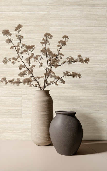 PVC Wandtegel (65 cm x 37,5 cm), Travertine bone tegel