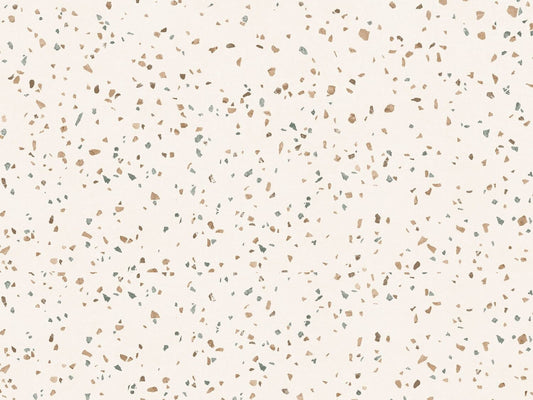 PVC Wandtegel (65 cm x 37,5 cm), Terrazzo cobalt tegel