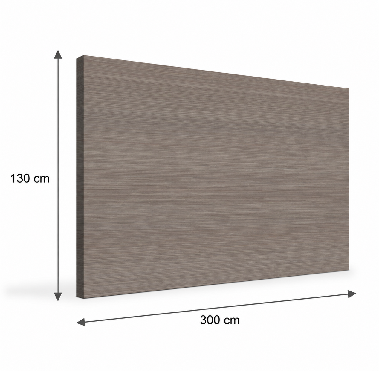 PVC paneel wandbescherming 2 mm. Kleur : Brown Cedar
