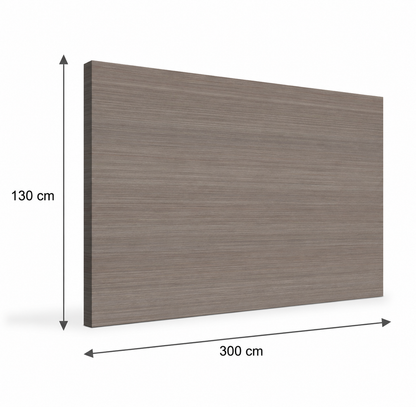 PVC paneel wandbescherming 2 mm. Kleur : Brown Cedar