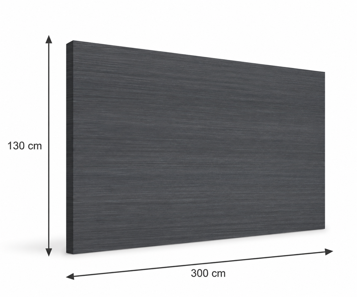 PVC paneel wandbescherming 2 mm. Kleur : Smokey cedar