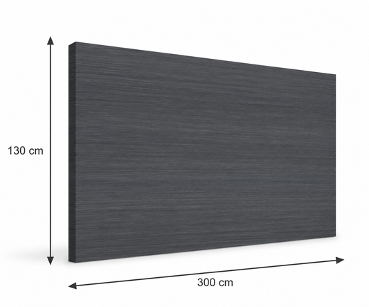 PVC paneel wandbescherming 2 mm. Kleur : Smokey cedar