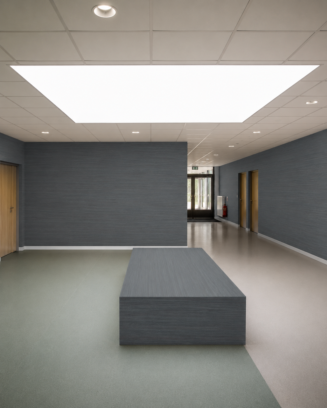 PVC paneel wandbescherming 2 mm. Kleur : Smokey cedar
