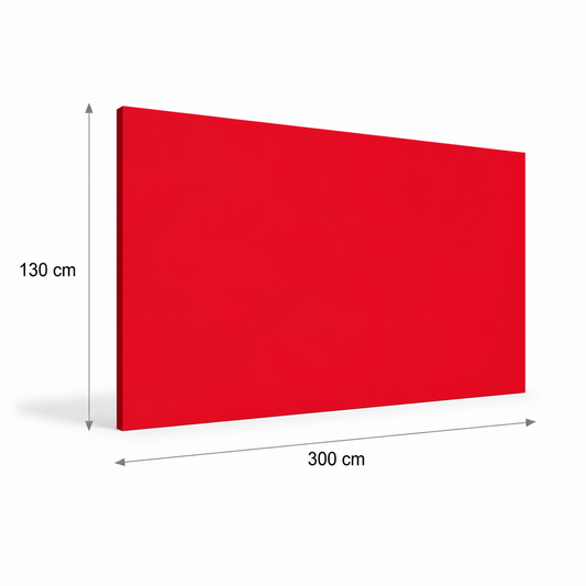 PVC paneel wandbescherming 2 mm. Kleur : Poppy