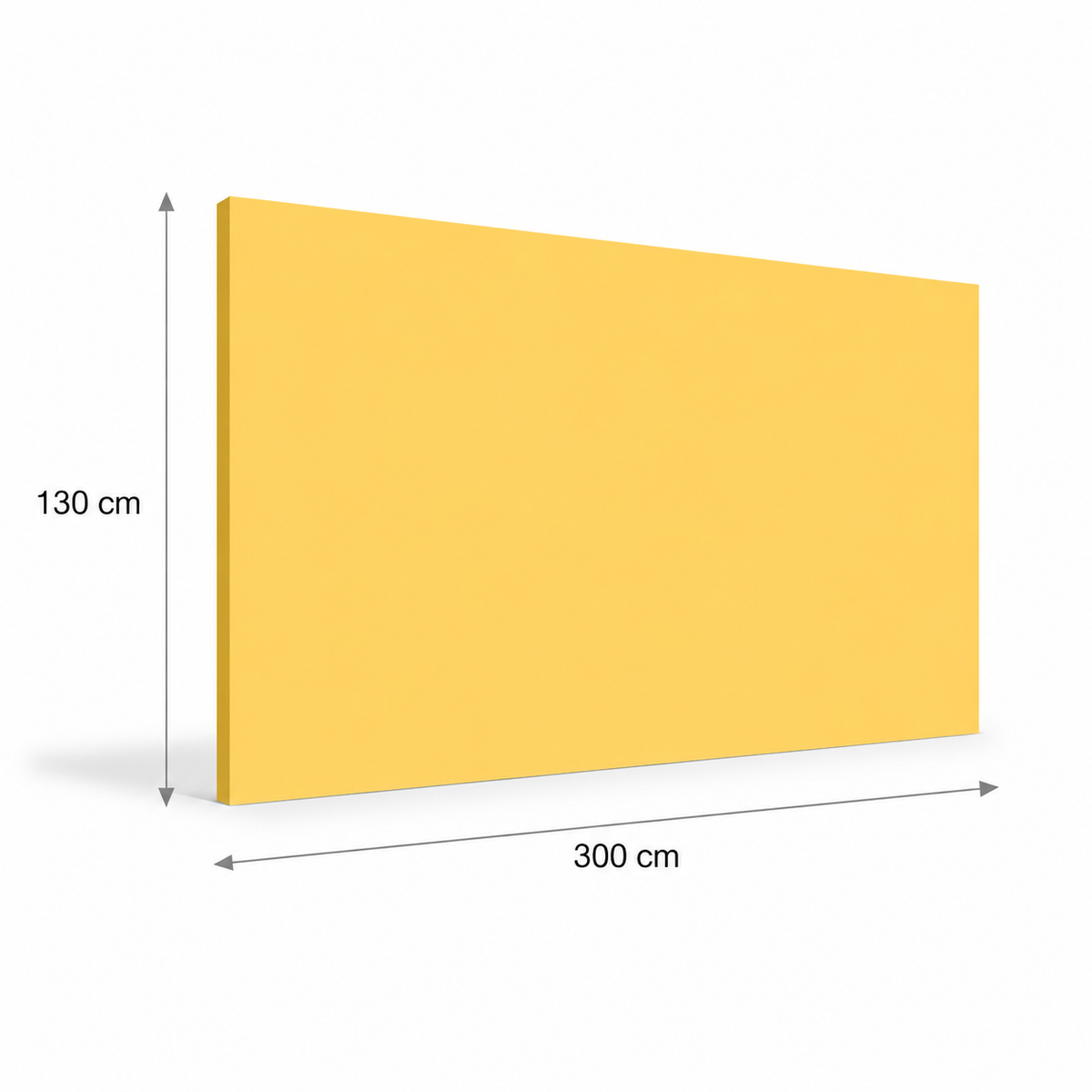 PVC paneel wandbescherming 2 mm. Kleur : Mimosa
