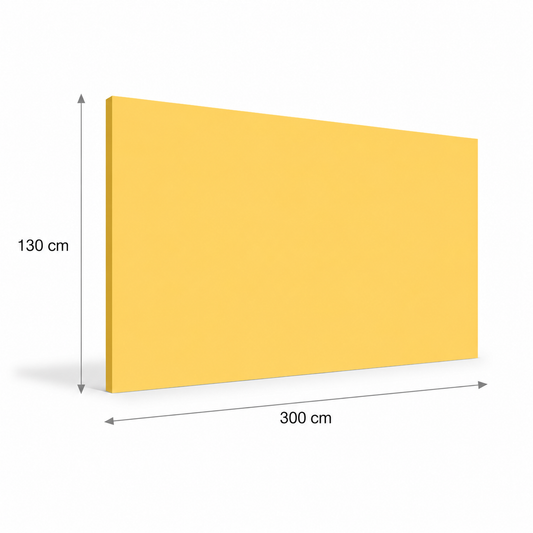PVC paneel wandbescherming 2 mm. Kleur : Mimosa