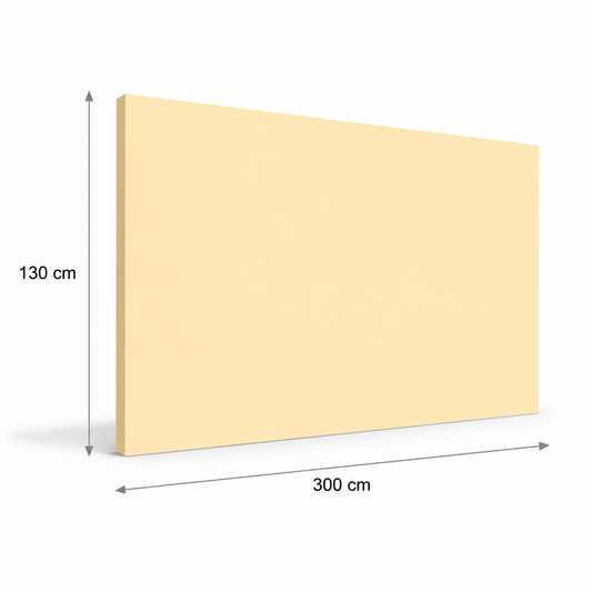 PVC paneel wandbescherming 2 mm. Kleur : Ivory