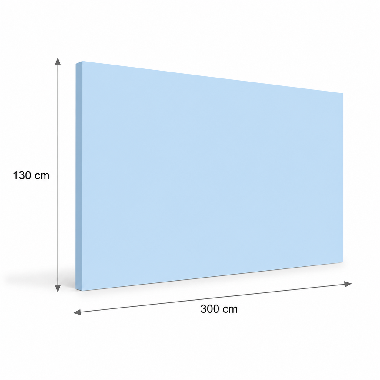 PVC paneel wandbescherming 2 mm. Kleur : Glacier