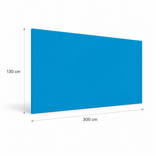 PVC paneel wandbescherming 2 mm. Kleur : Turquoise