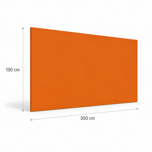 PVC paneel wandbescherming 2 mm. Kleur : Terracotta