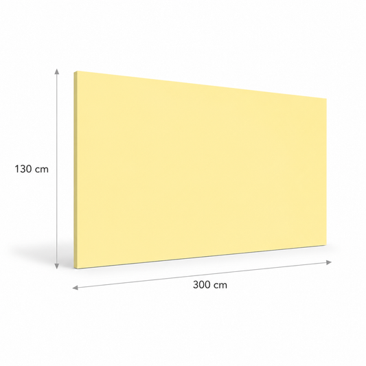 PVC paneel wandbescherming 2 mm. Kleur : Straw