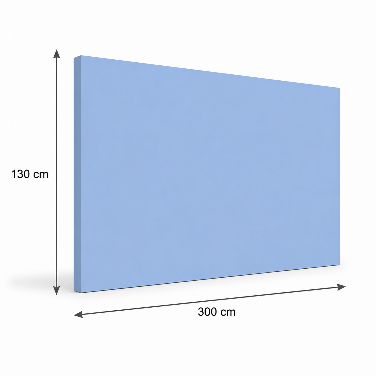 PVC paneel wandbescherming 2 mm. Kleur : Azure