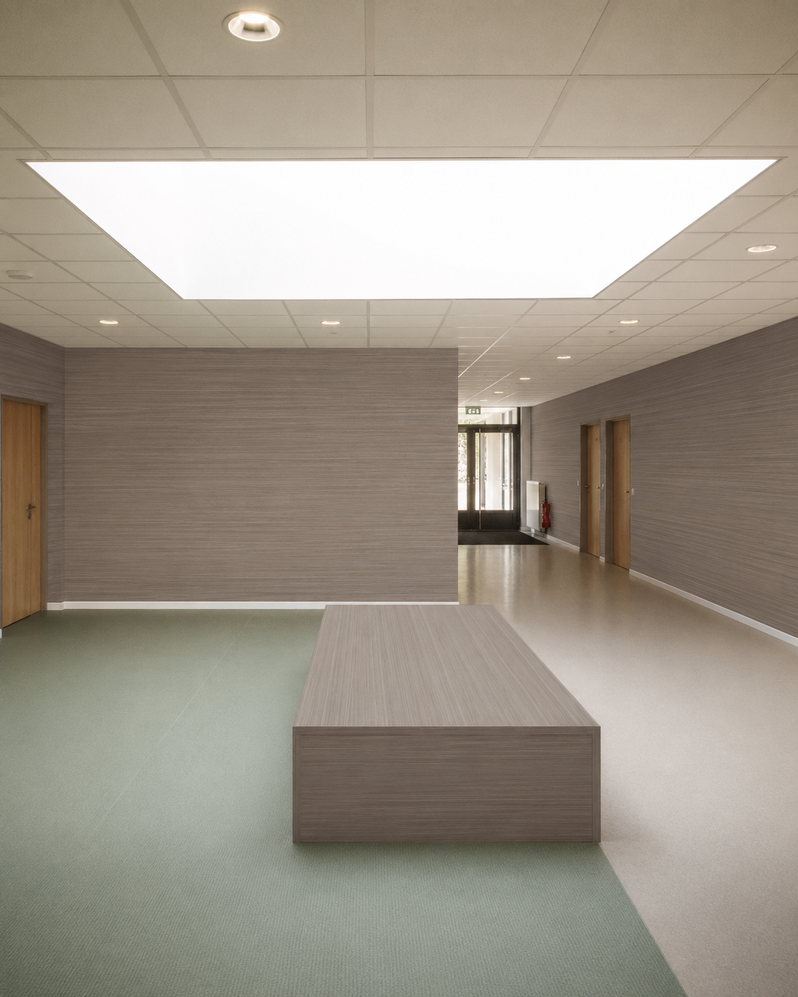PVC paneel wandbescherming 2 mm. Kleur : Brown Cedar