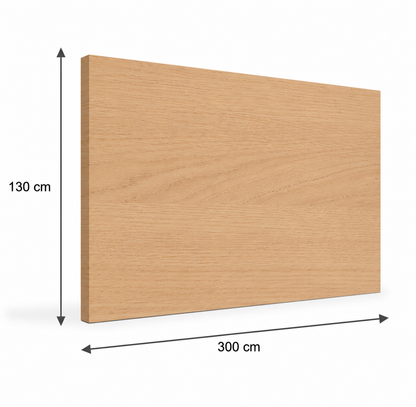 PVC paneel wandbescherming 2 mm. Kleur : Light Oak