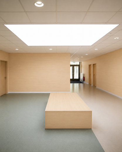 PVC paneel wandbescherming 2 mm. Kleur : Maple