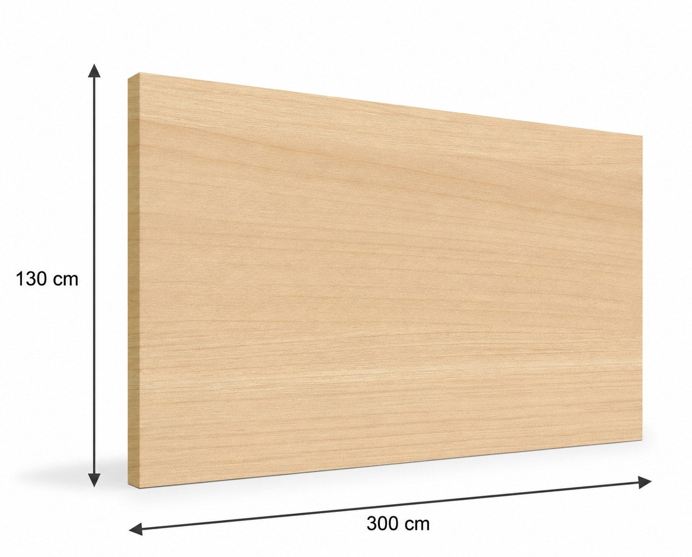 PVC paneel wandbescherming 2 mm. Kleur : Maple