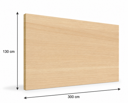 PVC paneel wandbescherming 2 mm. Kleur : Maple
