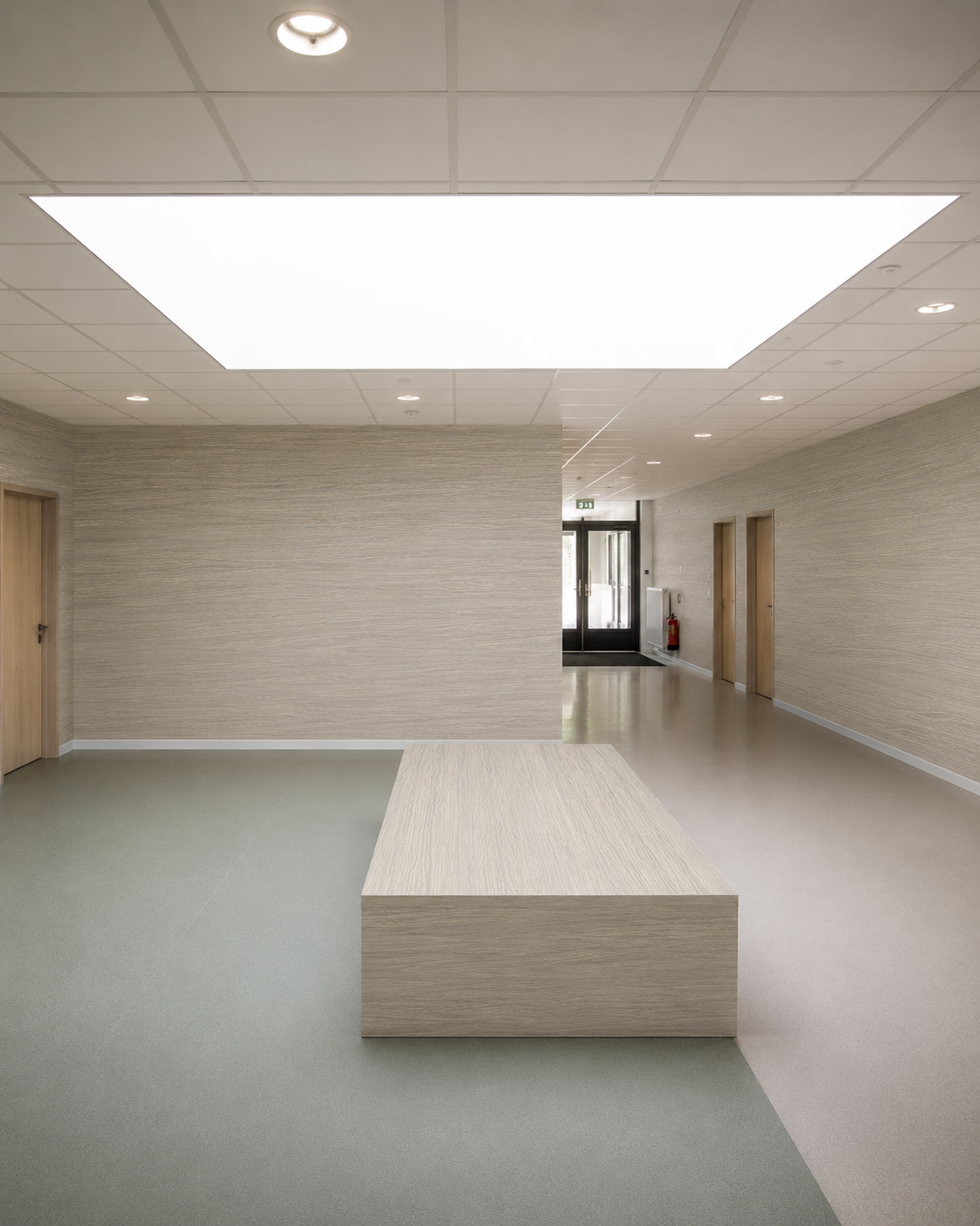 PVC paneel wandbescherming 2 mm. Kleur : Stripped pine