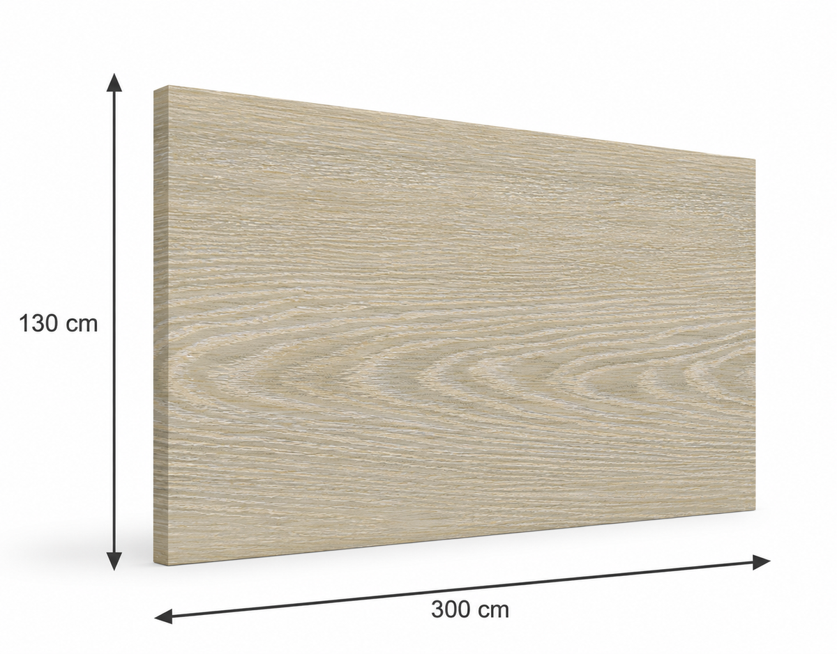 PVC paneel wandbescherming 2 mm. Kleur : Stripped pine