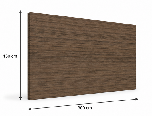 PVC paneel wandbescherming 2 mm. Kleur : Walnut